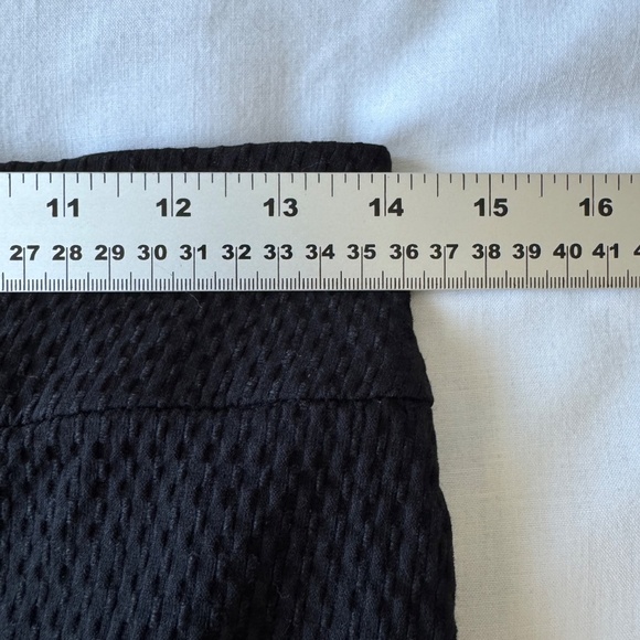 UP! Women's 6 Pull On Textured Casual Dress Legging‎ Pants Black Stretch Comfort - Picture 9 of 13